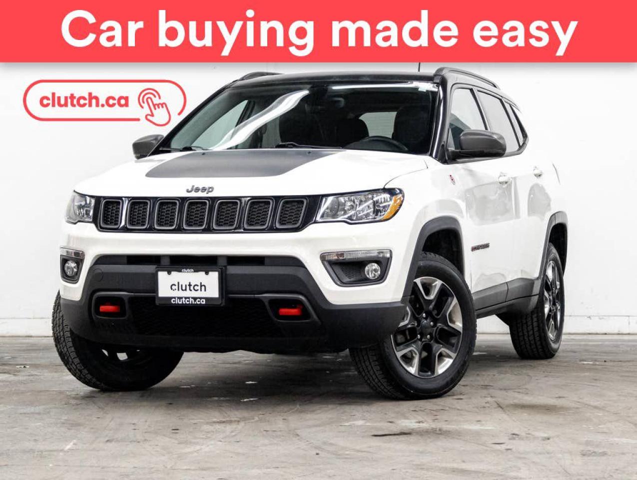 Used 2018 Jeep Compass Trailhawk 4WD w/ Apple CarPlay & Android Auto, Panoramic Moonroof, Nav for sale in Toronto, ON