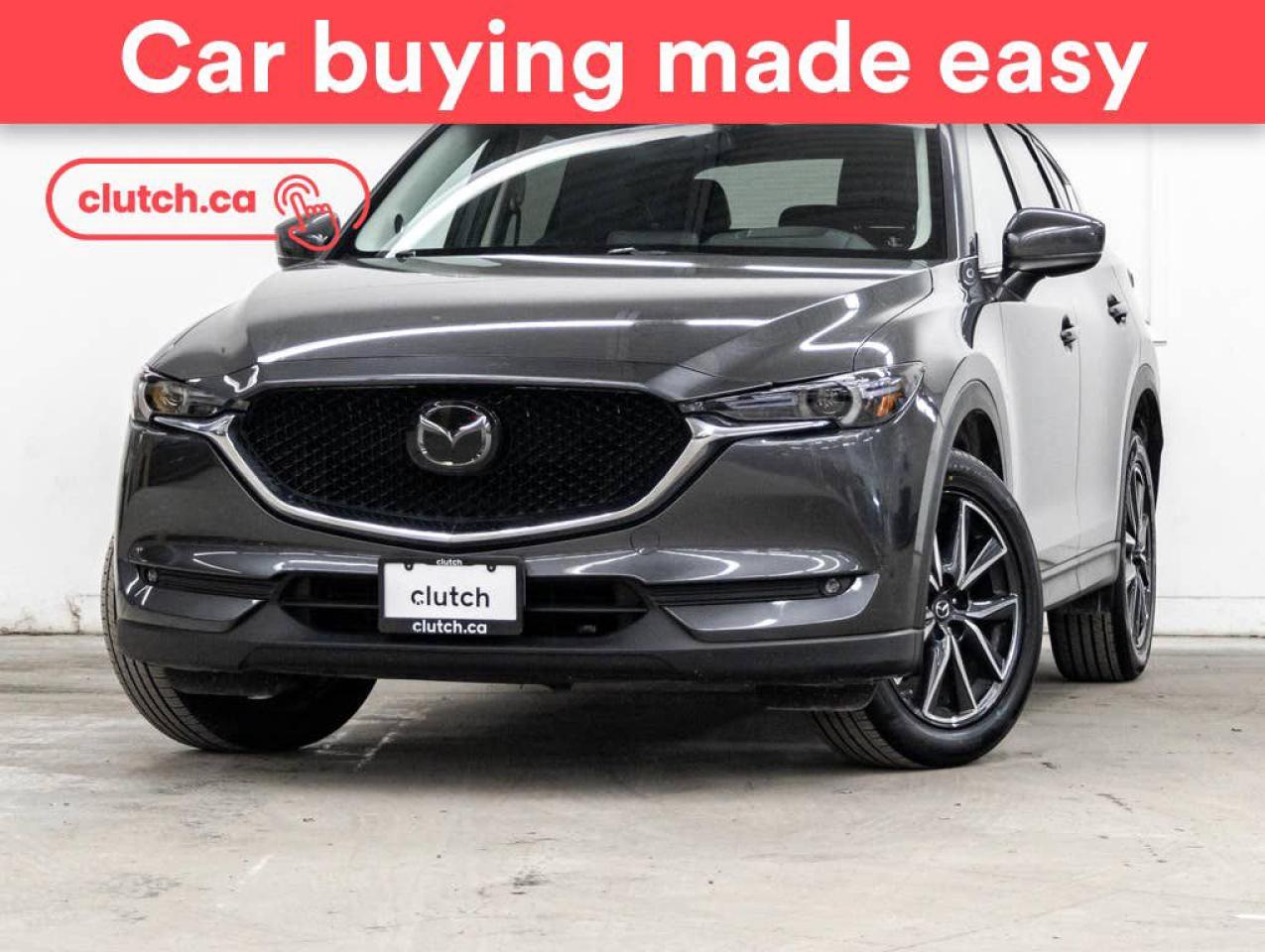 Used 2018 Mazda CX-5 GT AWD w/ Tech. Pkg. w/ Nav, Heated Steering Wheel, Heated Front Seats for sale in Toronto, ON