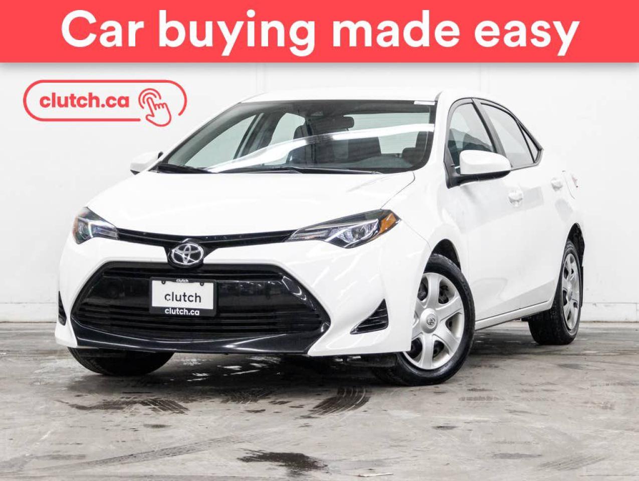 Used 2017 Toyota Corolla LE w/ Heated Front Seats, Rearview Cam, A/C for sale in Toronto, ON