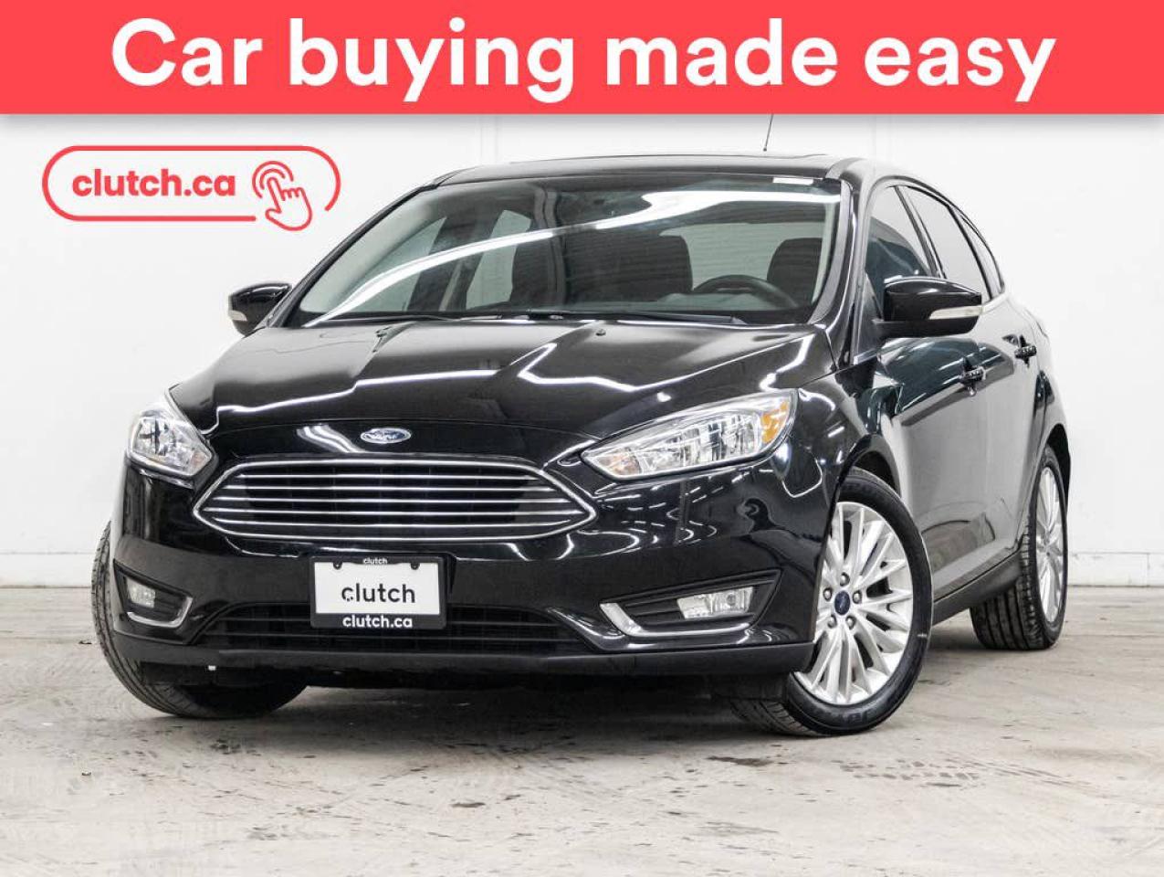 Used 2018 Ford Focus Titanium w/ SYNC 3, Power Moonroof, Nav for sale in Toronto, ON