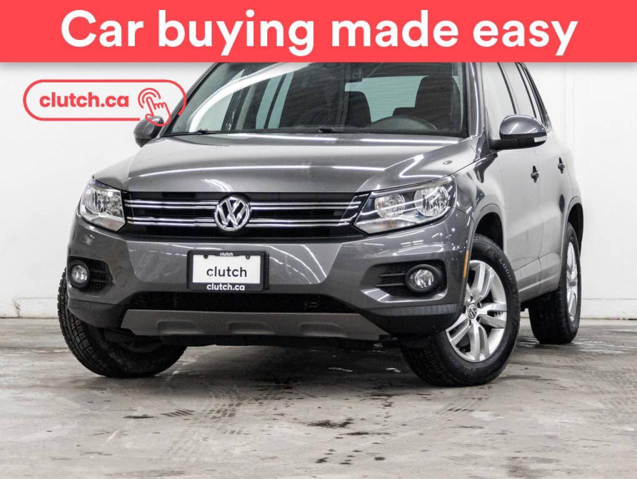 Used 2016 Volkswagen Tiguan Trendline w/ Convenience Pkg w/ Apple CarPlay & Android Auto, Rearview Cam, A/C for sale in Toronto, ON