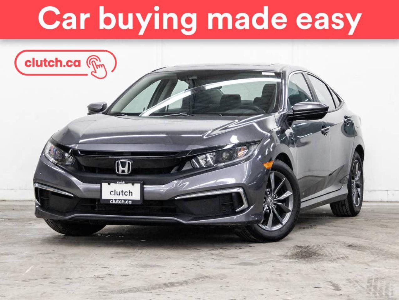 Used 2021 Honda Civic EX w/ Apple CarPlay & Android Auto, Heated Front Seats, Rearview Camera for sale in Toronto, ON