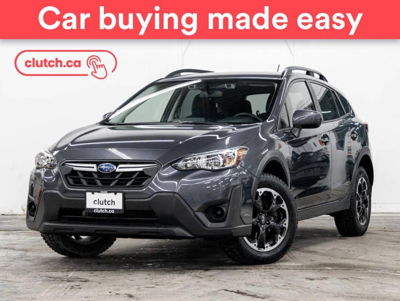 Used 2021 Subaru XV Crosstrek Convenience AWD w/ EyeSight Pkg w/ Apple CarPlay & Android Auto, Rearview Cam, A/C for sale in Toronto, ON