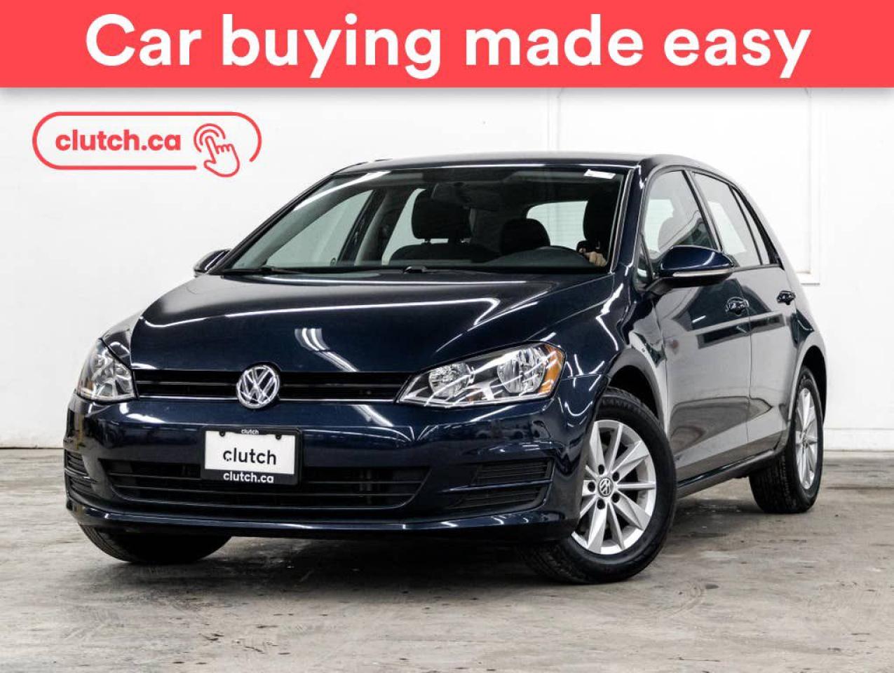 Used 2016 Volkswagen Golf Trendline w/ Apple CarPlay & Android Auto, A/C , Rearview Cam for sale in Toronto, ON