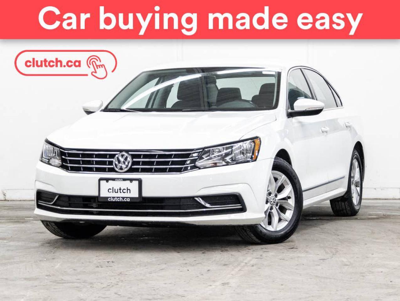 Used 2017 Volkswagen Passat Trendline + w/ Apple CarPlay & Android Auto, Rearview Cam, Dual Zone A/C for sale in Toronto, ON