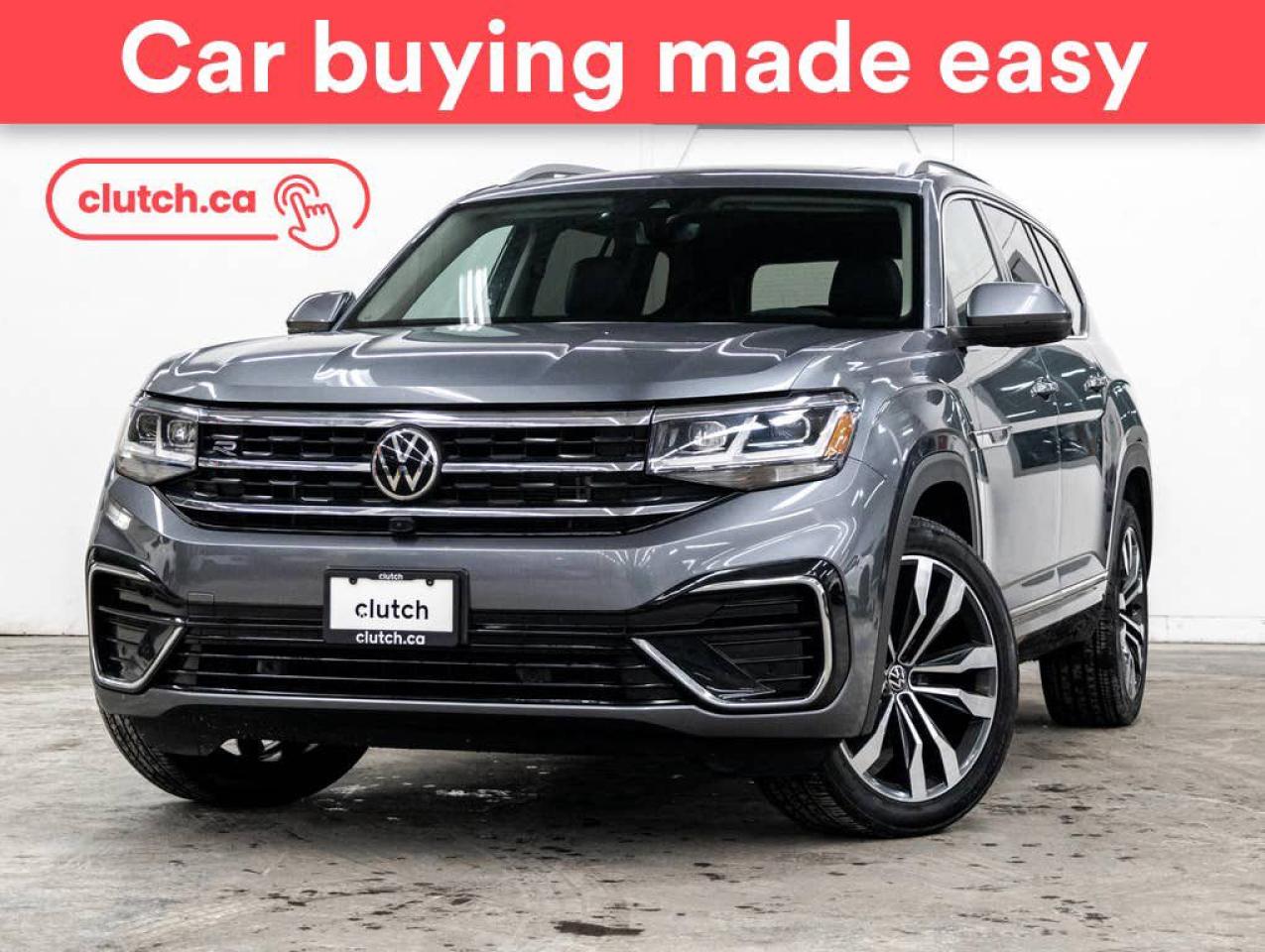 Used 2021 Volkswagen Atlas 3.6 Execline AWD w/ R-Line Pkg w/ Apple CarPlay & Android Auto, Tri Zone A/C, Rearview Cam for sale in Toronto, ON