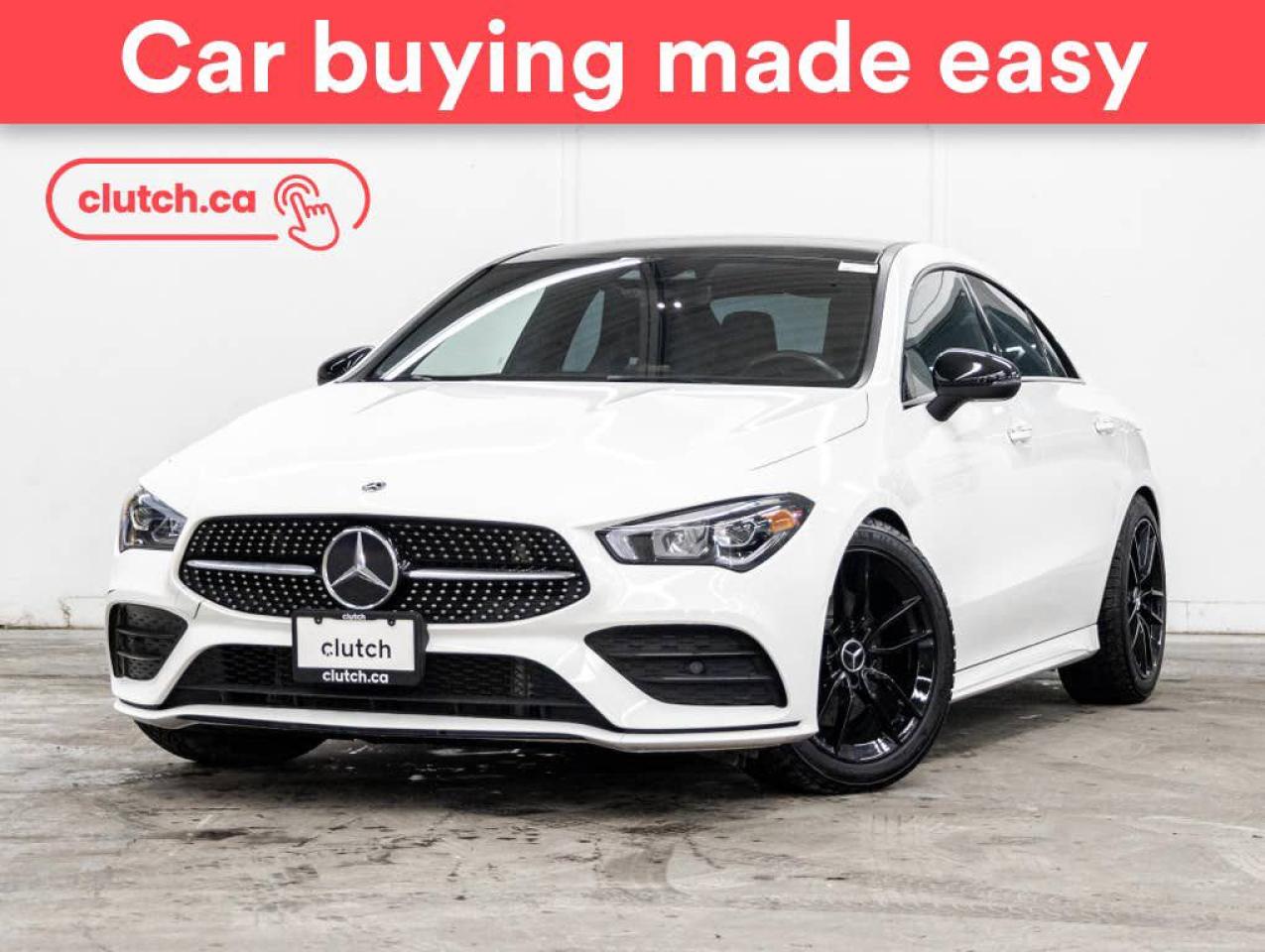 Used 2021 Mercedes-Benz CLA-Class 250 AWD w/ Apple CarPlay & Android Auto, Power Moonroof, Nav for sale in Toronto, ON