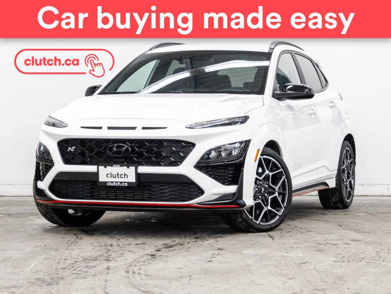 Used 2023 Hyundai KONA N 2.0T FWD w/ Apple CarPlay & Android Auto, Heated Front Seats, Rearview Camera for sale in Toronto, ON