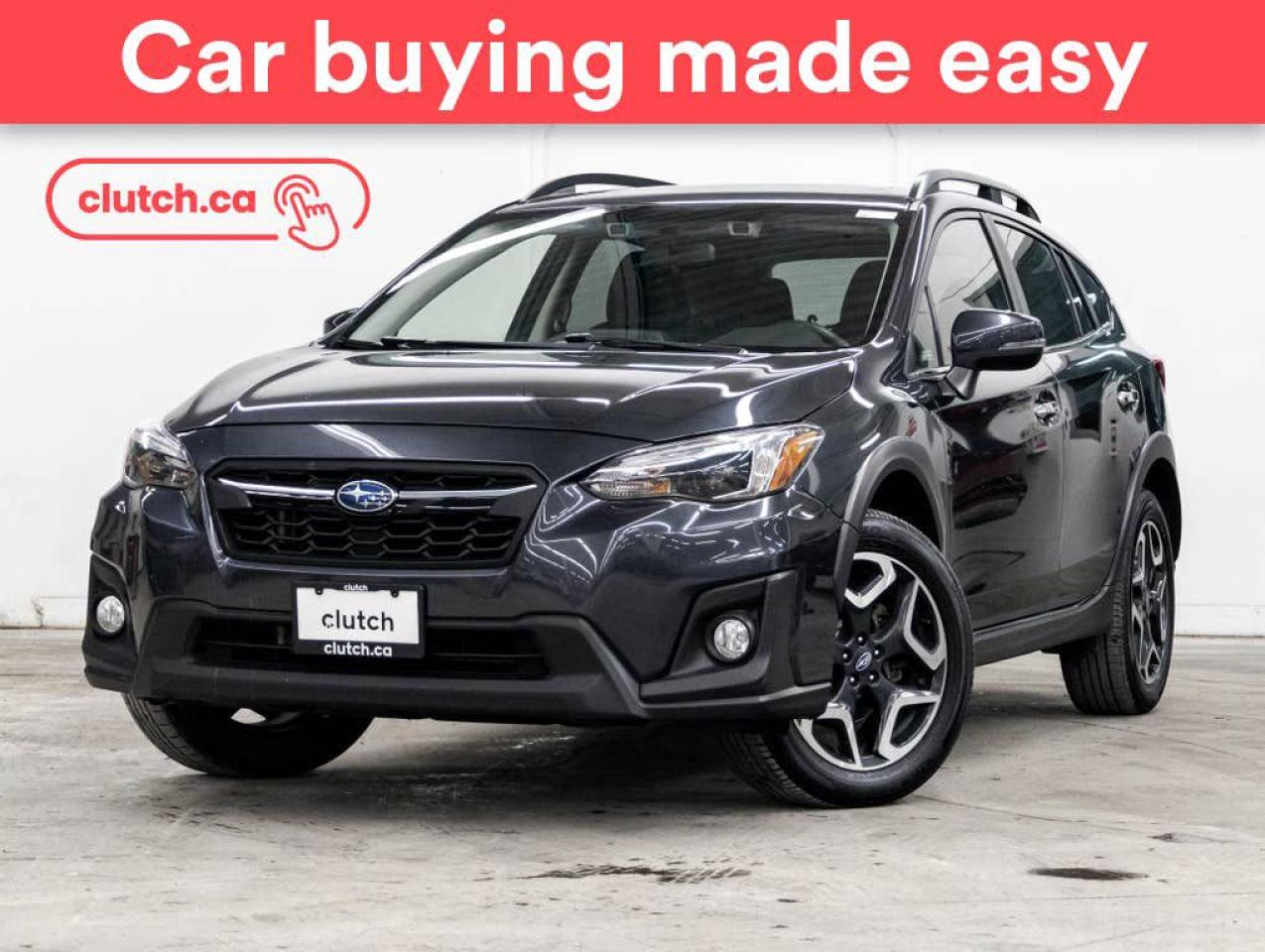 Used 2019 Subaru XV Crosstrek Limited AWD w/ Eyesight Pkg w/ Apple CarPlay & Android Auto, Power Moonroof, Nav for sale in Toronto, ON