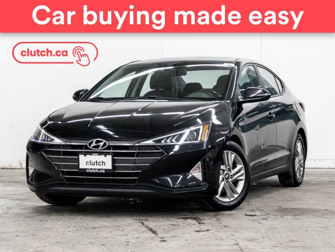 Used 2020 Hyundai Elantra Preferred w/ Sun & Safety Pkg w/ Apple CarPlay & Android Auto, Power Moonroof, Rearview Cam for sale in Toronto, ON