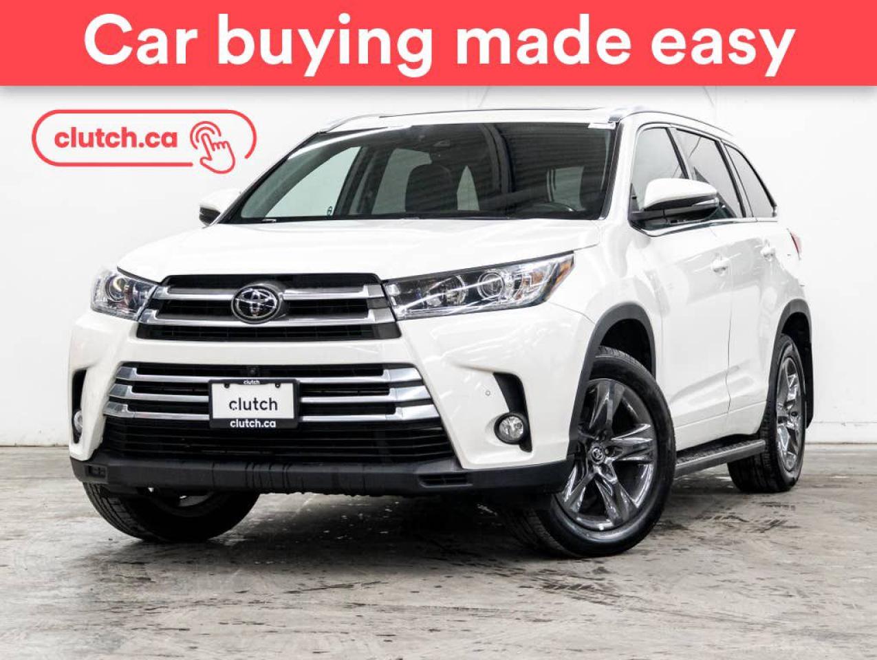 Used 2017 Toyota Highlander Limited AWD w/ Panoramic Sunroof, Tri Zone A/C, 360 Degree Cam for sale in Toronto, ON