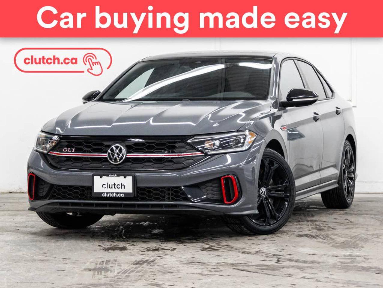 Used 2022 Volkswagen Jetta GLI DSG w/ Apple CarPlay & Android Auto, Dual Zone A/C, Power Sunroof for sale in Toronto, ON