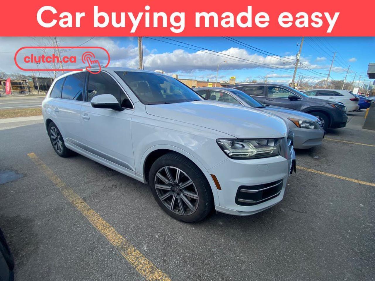 Used 2018 Audi Q7 Progressiv quattro AWD w/ Apple CarPlay, Multi Zone A/C, Panoramic Sunroof for sale in Toronto, ON