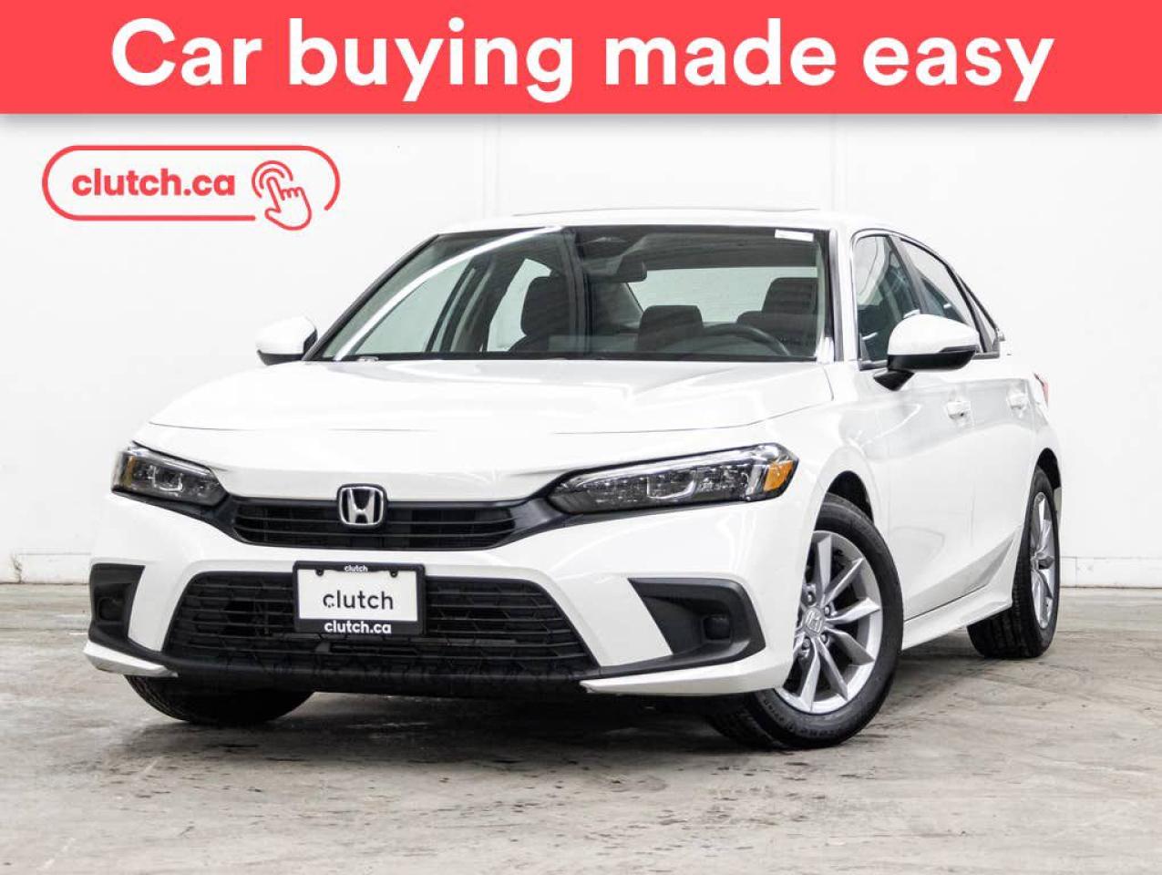 Used 2022 Honda Civic EX w/ Apple CarPlay & Android Auto, Dual Zone A/C, Power Sunroof for sale in Toronto, ON