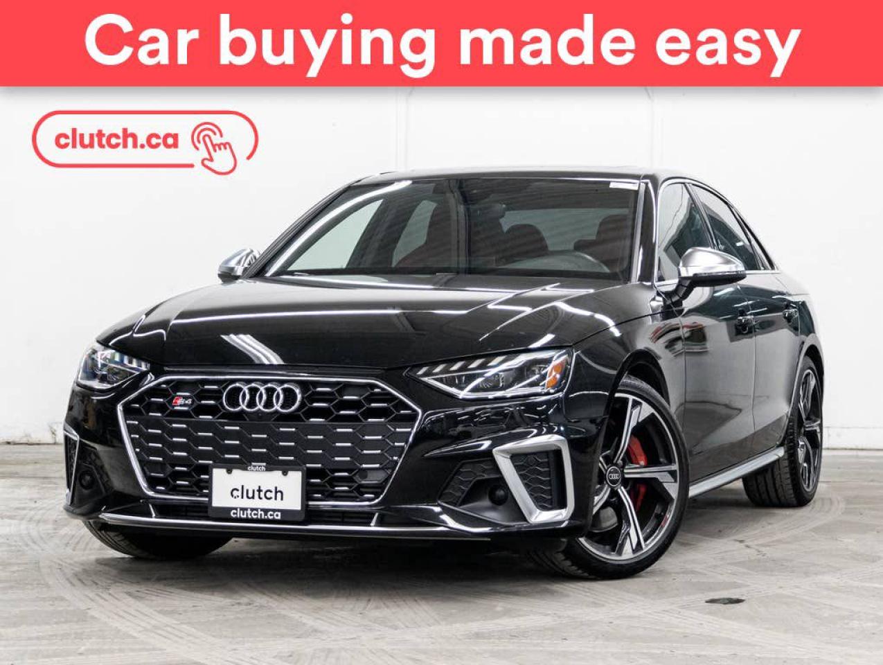 Used 2023 Audi S4 Technik AWD w/ Apple CarPlay & Android Auto, Tri Zone A/C, Power Sunroof for sale in Toronto, ON