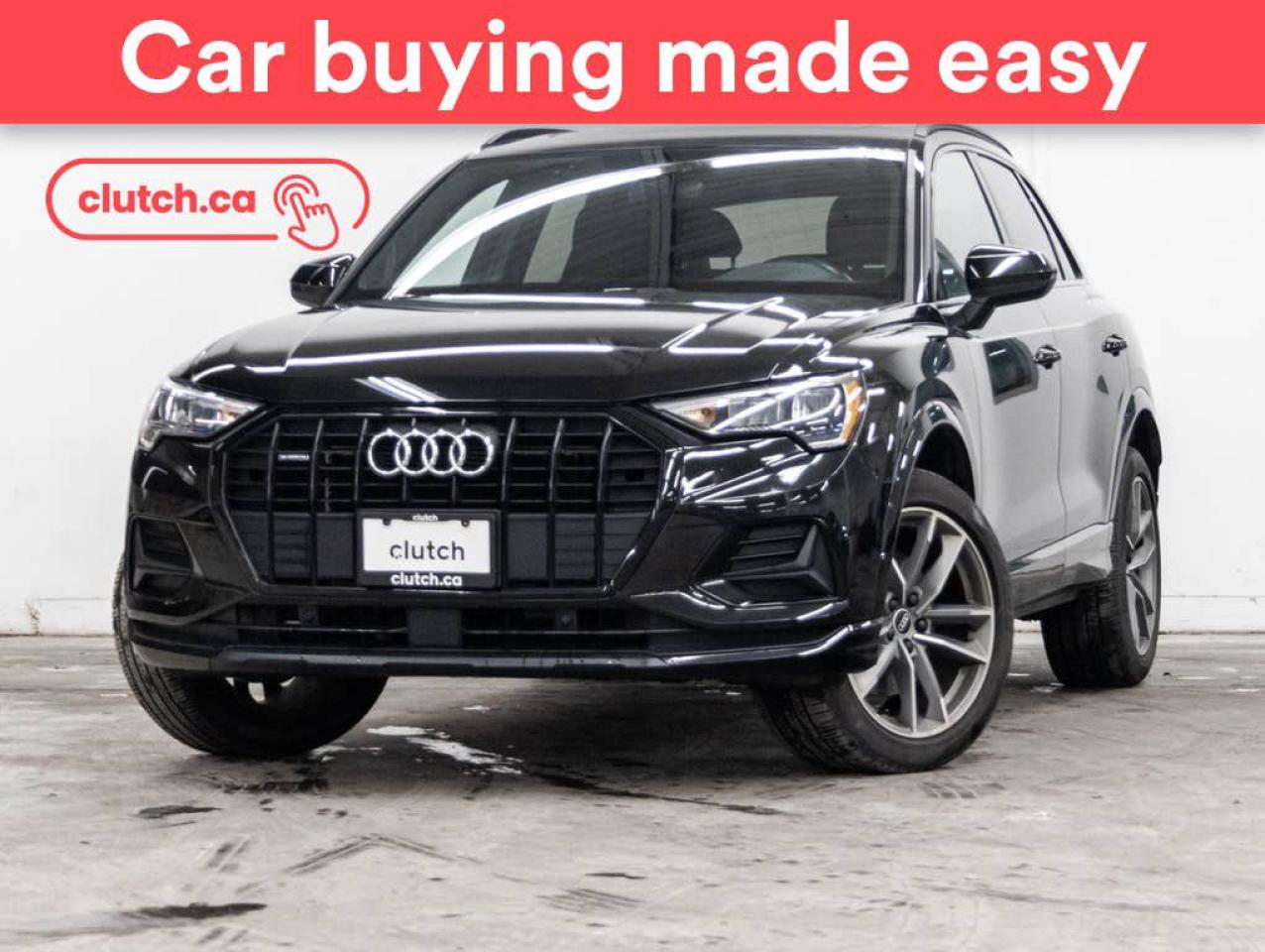 Used 2021 Audi Q3 Komfort AWD w/ Apple CarPlay & Android Auto, Dual Zone A/C, Panoramic Sunroof for sale in Toronto, ON