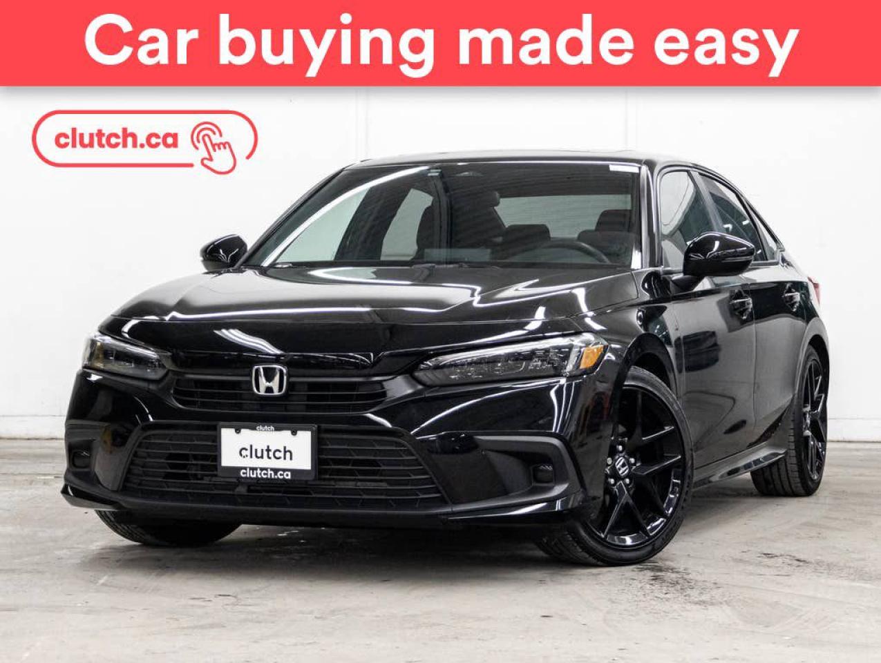 Used 2022 Honda Civic Sport w/ Apple CarPlay & Android Auto, Heated Steering Wheel, Heated Front Seats for sale in Toronto, ON