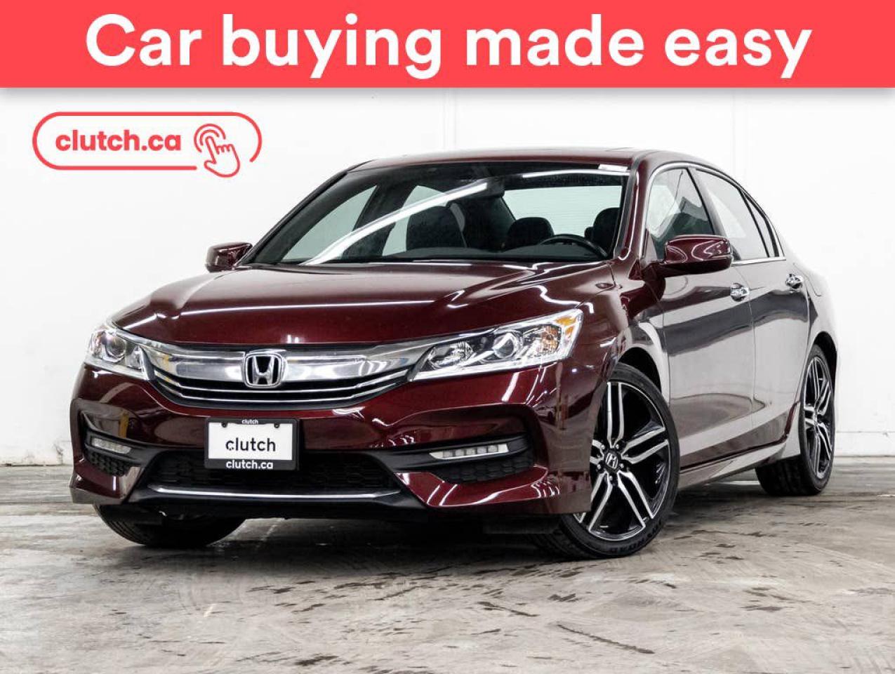 Used 2016 Honda Accord Sport w/ Apple CarPlay & Android Auto, Heated Front Seats, Rearview Camera for sale in Toronto, ON