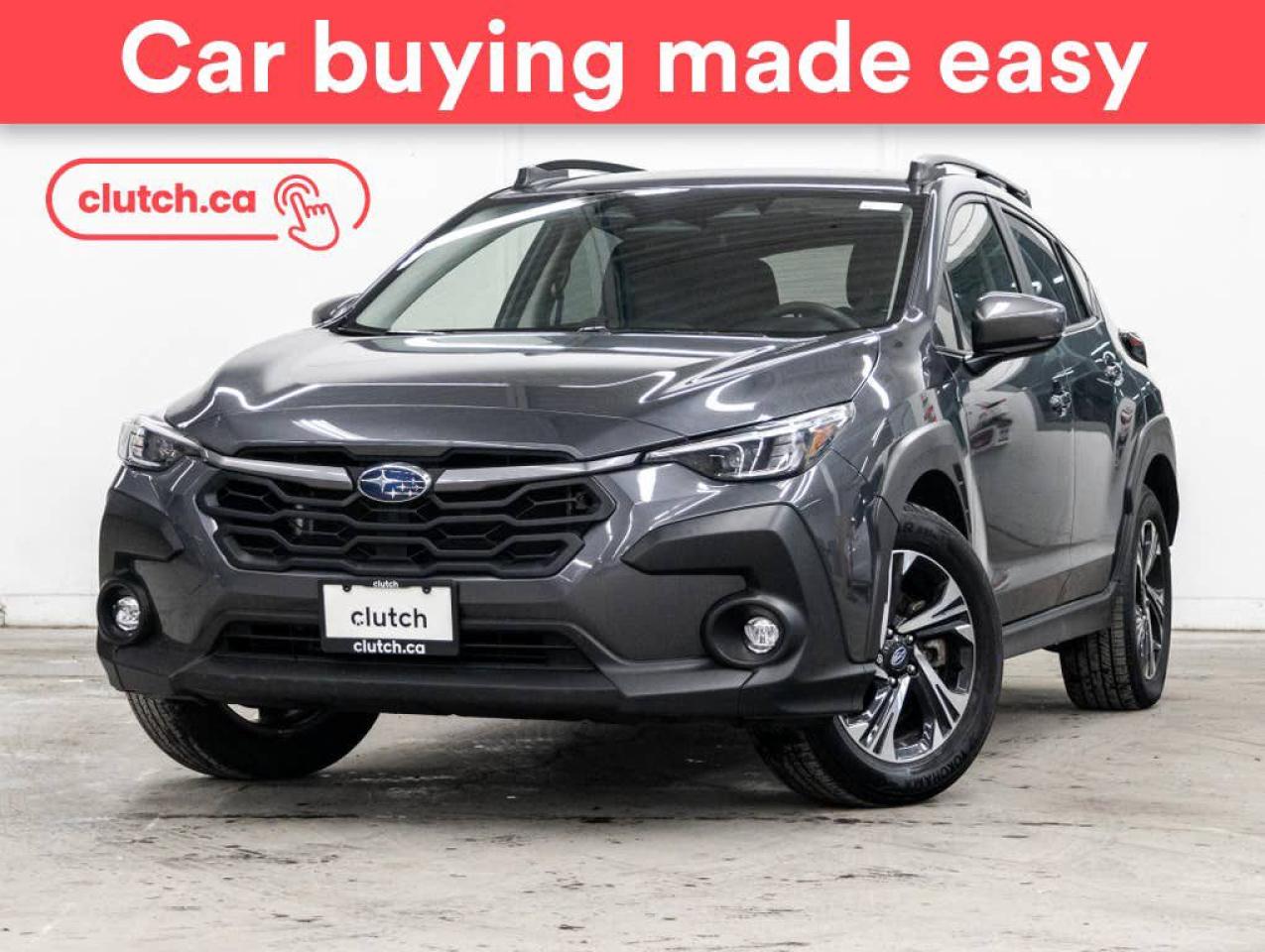 Used 2024 Subaru XV Crosstrek Touring AWD w/ EyeSight Pkg w/ Apple CarPlay & Android Auto, Dual Zone A/C, Rearview Cam for sale in Toronto, ON