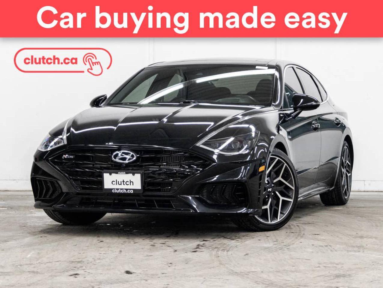 Used 2022 Hyundai Sonata N Line w/ Apple CarPlay & Android Auto, Dual Zone A/C, Panoramic Sunroof for sale in Toronto, ON