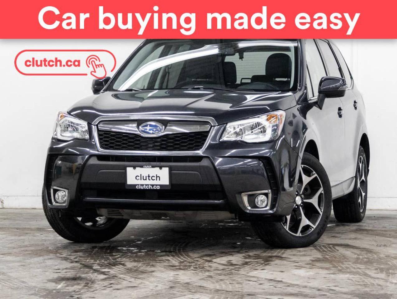 Used 2016 Subaru Forester 2.0XT Limited AWD w/ Power Sunroof, Dual Zone A/C, Rearview Cam for sale in Toronto, ON