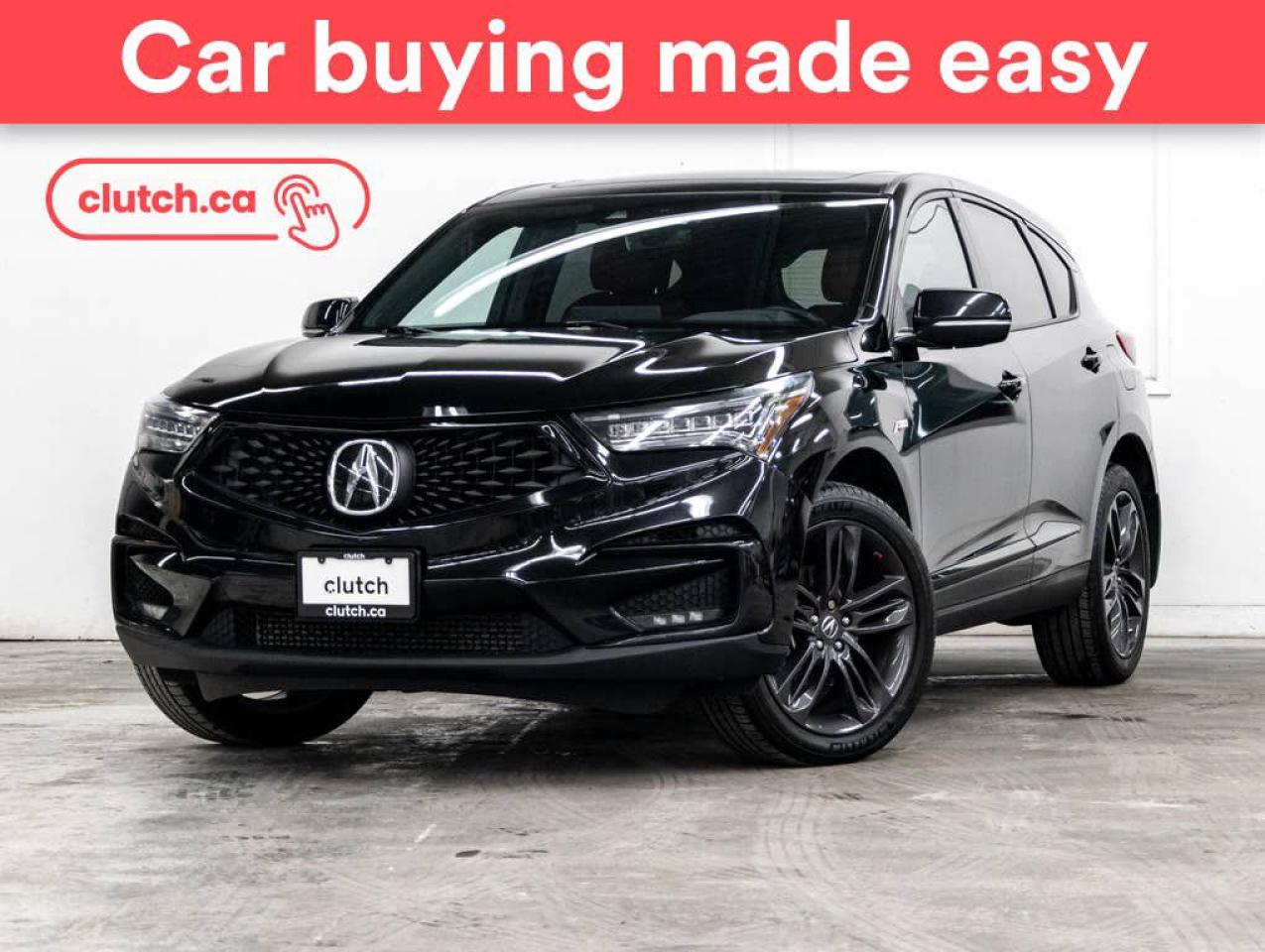 Used 2020 Acura RDX A-Spec SH-AWD w/ Apple CarPlay & Android Auto, Dual Zone A/C, Panoramic Sunroof for sale in Toronto, ON