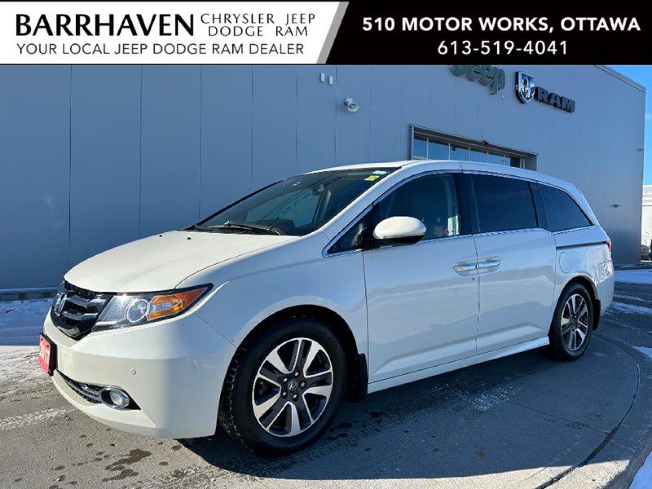 Used 2017 Honda Odyssey Touring | 8-Pass | Navi | DVD | Leather for sale in Ottawa, ON