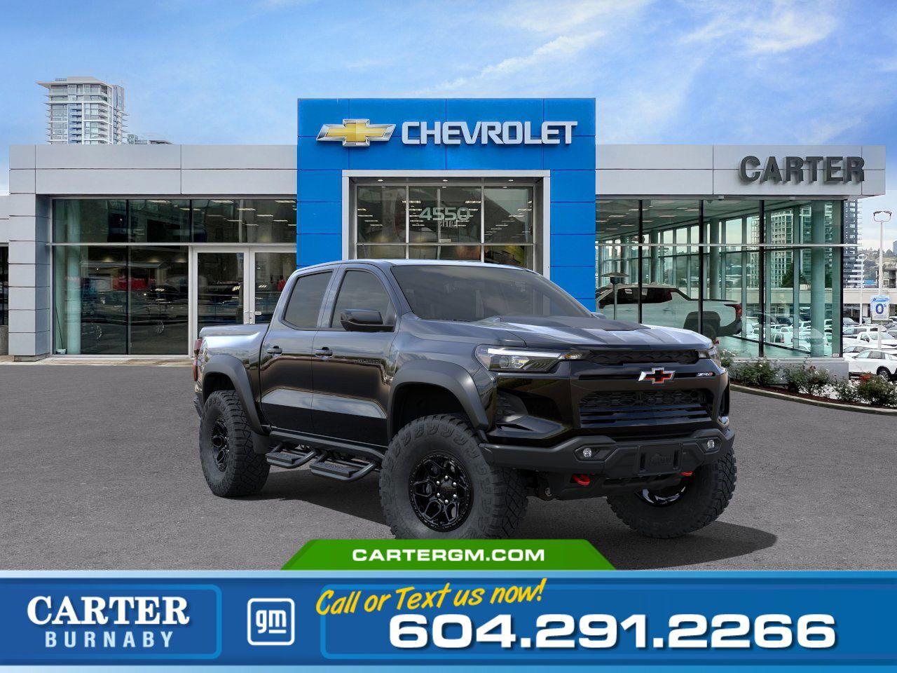 New 2025 Chevrolet Colorado ZR2 4WD | ZR2 Off-Road Pkg/Alum Wheels/Trailer Pkg for sale in Burnaby, BC