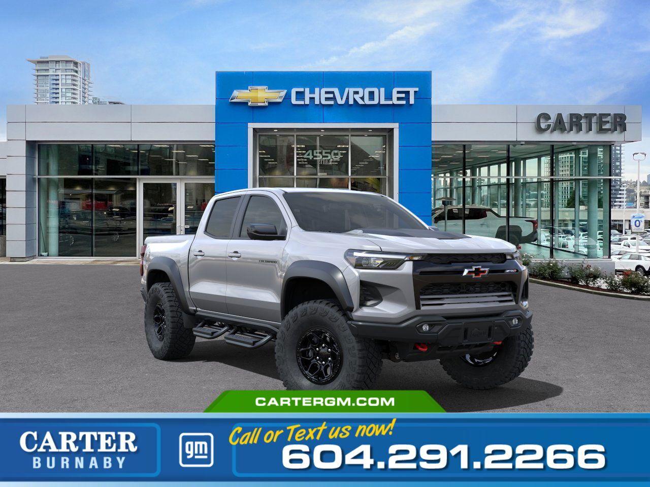 New 2025 Chevrolet Colorado ZR2 4WD | ZR2 Off-Road Pkg/Alum Wheels/Trailer Pk for sale in Burnaby, BC