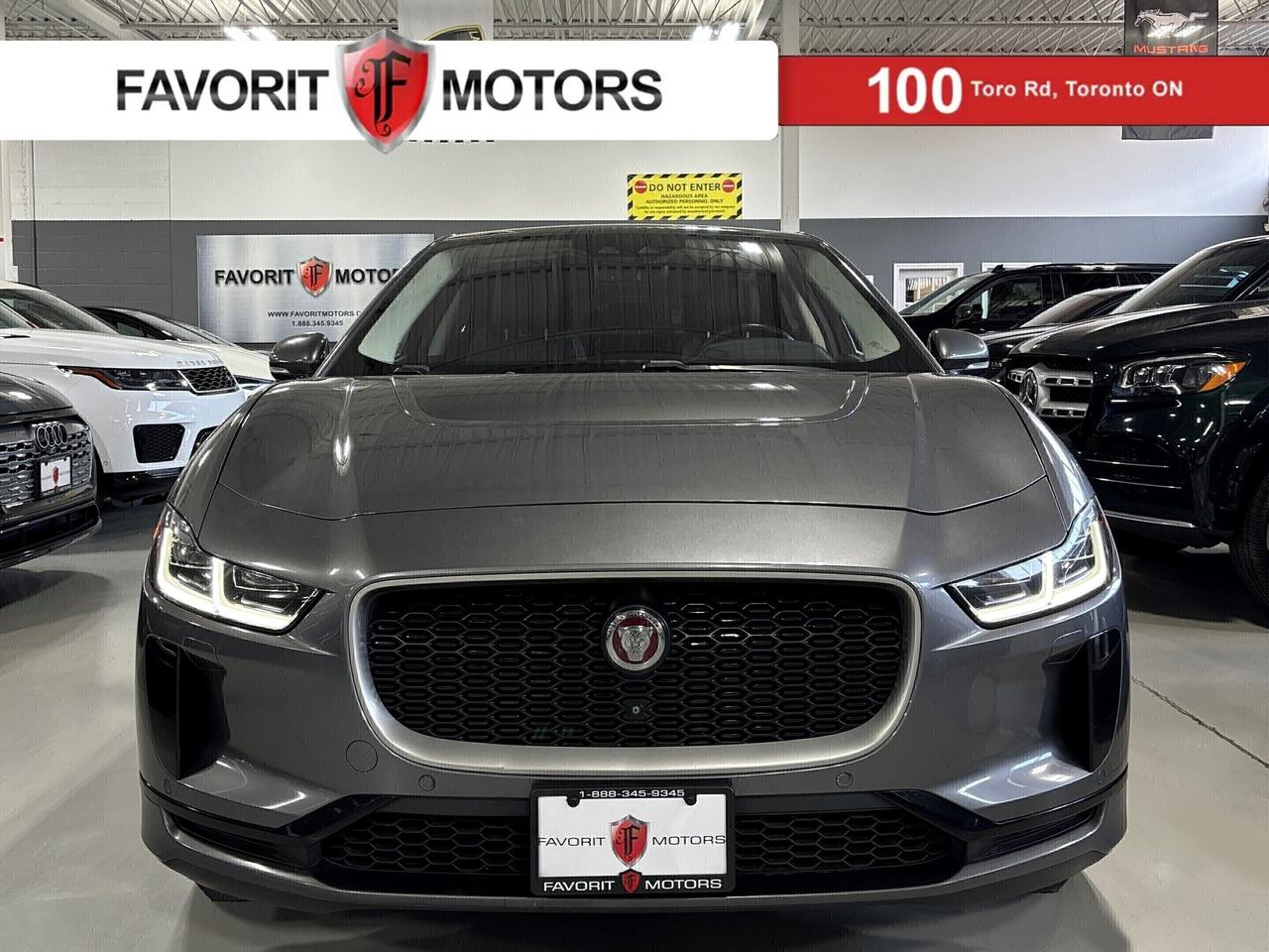 **SUMMER SPECIAL!** FULLY ELECTRIC, FEATURING : HEADS UP DISPLAY, JAGUAR LED TECHNOLOGY HEADLIGHTS, PANORAMIC ROOF, AMBIENT LIGHTING, DIGITAL GAUGE CLUSTER NAVIGATION DISPLAY, HEIGHT ADJUSTABLE SUSPENSION, MULTI DRIVE MODES, HIGHLY LOADED, EXTREMELY CLEAN! FINISHED IN GRAY ON MATCHING BLACK INTERIOR, STITCHED LEATHER SEATS, HEATED/COOLED SEATS, REAR HEATED SEATS, HEATED STEERING WHEEL, NAVIGATION SYSTEM, BACKUP CAMERA, PARKING SENSORS, COLLISION AVOIDANCE, EMERGENCY LANE KEEPING, STEERING ASSISTANCE, DRIVER CONDITION MONITOR, AM, FM, SATELLITE, APPLECARPLAY, ANDROIDAUTO, BROWSER, BLUETOOTH, PREMIUM 22 INCH ALLOYS, STEERING WHEEL CONTROLS, PREMIUM MERIDIAN SURROUND SOUND SYSTEM, POWER OPTIONS, POWER TRUNK, AND MUCH MORE!!!

**As per OMVIC regulations, this vehicle is not drivable, not certified and not e-tested. Certification is available for $899.** All our vehicles are in excellent condition and have been fully inspected by an in-house licensed mechanic.

The advertised price is a finance only price, if you wish to purchase the vehicle for cash additional $2,000 surcharge will apply. Applicable prices and special offers are subject to change with or without notice and shall be at the full discretion of Favorit Motors.