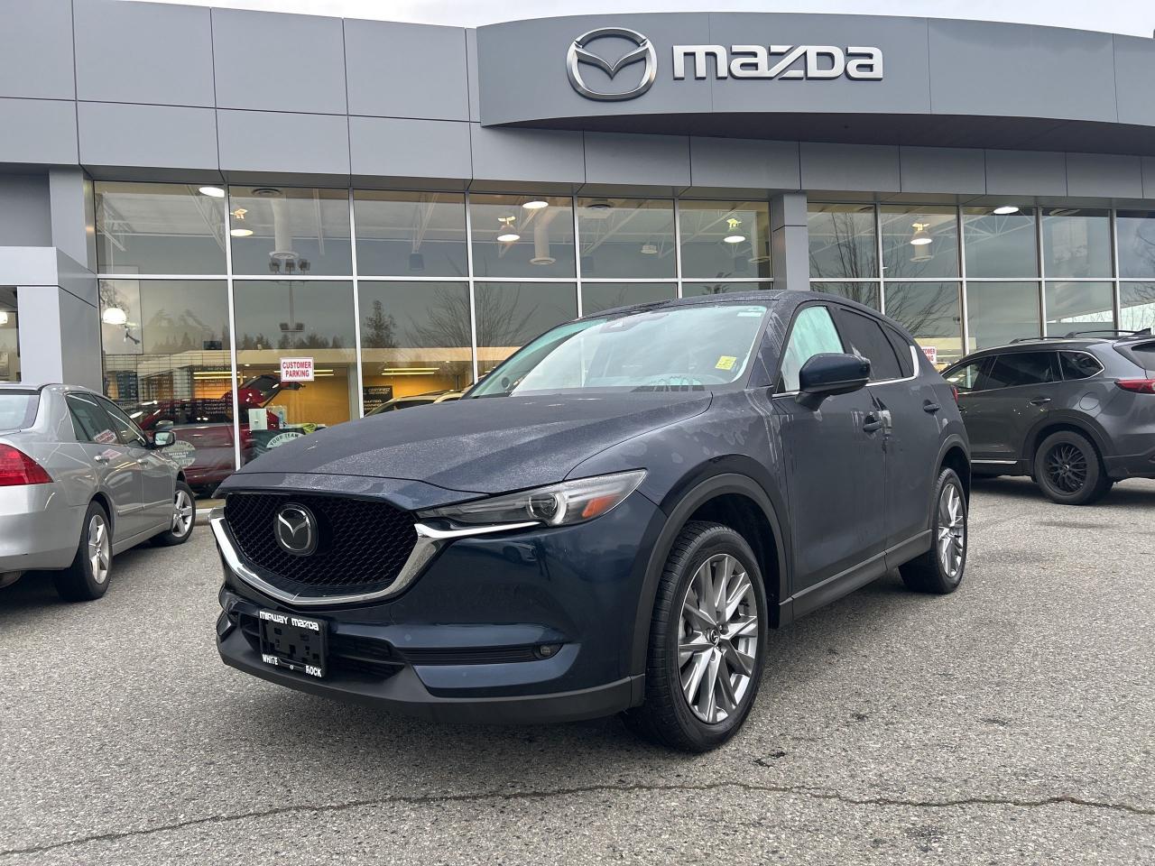 Come see the Best Selection of Pre-Owned Mazda SUVs in BC!!!!Highlights include Turbo Charged 4cyl, iActiv AWD, Leather, Moonroof, Navigation, Bose Sound, Front & Rear Heated Seats, Bluetooth, Apple Car Play/Android Auto, iActiv Safety including Autonomous Braking(ICBC DISCOUNT), Advanced Blind Spot Monitor, 19" Alloys, Power Tailgate, Seats, Dual Zone Climate Control & So Much More, Balance of Factory Warranty, British Columbia Vehicle, Dealer Inspected, Dealer Serviced, Excellent Condition, Free CarFax Report, Full Service History,  Multi-Point Inspection, No Lien, Oil Changed, Vehicle Detailed, SO DONT WAIT TO COME ON INTO MIDWAY MAZDA TO BOOK A TEST DRIVE TODAY. Our team is professional, MVSABC Certified and we offer a no pressure environment. Finding the right vehicle at the right price, we are here to help!

- Mechanically inspected by our Licensed Mazda Master Technicians  
- This vehicle is Carfax Verified, We have nothing to hide  
- Vehicle includes Warranty at this price  
- Price subject to $599 documentation fee 
- Got a vehicle to trade? Drive it in and have our Professional Appraisers look at it!  
- Financing Available. Not sure about your credit approval? No problem, APPLY ONLINE TODAY!  
- Professional, MVSABC Certified and Friendly staff are ready to Serve you!  
- Extended Warranty is available on all of our pre-owned inventory, just ask us for details!  

We have a huge variety of Pre-Owned Nissan, Honda, Toyota, Chrysler, Dodge, Subaru, Mazda, Kia, Hyundai, Ford, Lincoln, Infiniti, Fiat, Suzuki, Chevrolet, Pontiac, Jeep, GMC, Saturn, Lexus, Volkswagen, Mitsubishi Cars, Minivans, Trucks and SUV to choose from!  MIDWAY MAZDA is a family owned business that has been serving White Rock, Surrey, Burnaby, Richmond, Vancouver and Langley since 1986. At Midway Mazda we dont just sell new Mazda models such as the MAZDA3, CX-3, CX30, CX-5, MAZDA5, MAZDA6 and CX-9...We dont just offer a fantastic selection of used cars... And we certainly dont just offer high-caliber Mazda service. Rather, at Midway Mazda, we take the time to get to know each and every driver we meet. It doesnt matter if youre from Burnaby, Richmond, Vancouver or Langley; we get to know your driving style, needs, desires and maintenance habits. For people looking to buy a car, this means an amiable, pressure-free environment. Rather than push cars, Midway Mazda suggests the ones that will best meet your lifestyle and budget...For people who might not have the best memory and/or diligence when it comes to getting their new Mazda or used car serviced, we help make sure you stay on track so you can get every last mile paid for. Midway Mazda even has drivers backs covered in the event of an accident, thanks to our state-of-the-art Mazda service center and expert staff who are continuously training on the latest repairs and tools of the trade. To learn more about how Midway Mazda is dedicated to making your life easier, please contact us. Or better yet, stop in and meet us in person at 3050 King George Blvd., Surrey, British Columbia, Canada. We hope to have the pleasure of meeting you soon. Please call for availability. Dealer #8333