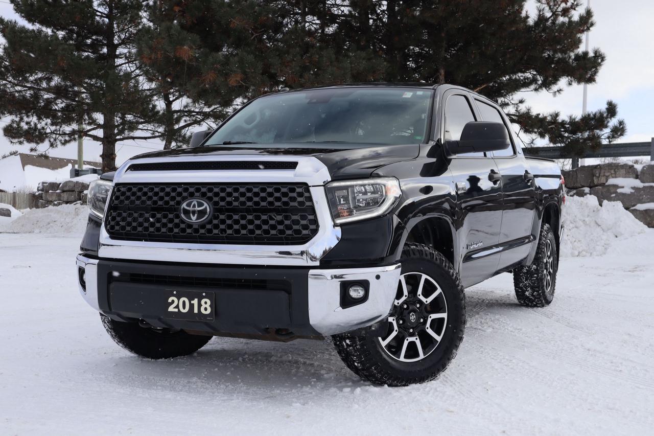 Used 2018 Toyota Tundra 4x4 Crewmax SR5 Plus 5.7L | SUNROOF | HEATED SEATS for sale in Waterloo, ON