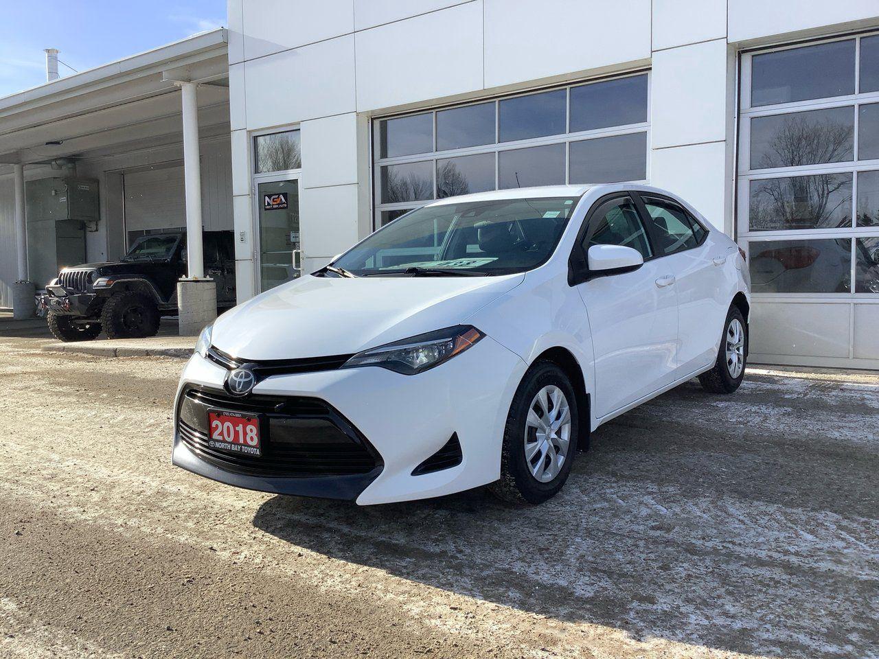 Used 2018 Toyota Corolla CE for sale in North Bay, ON