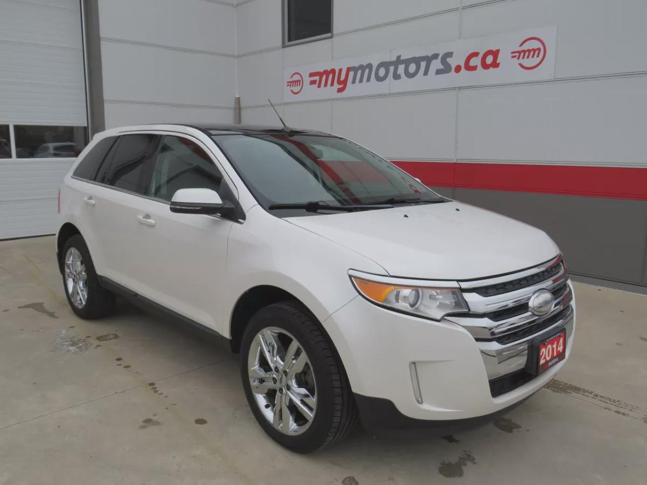 Used 2014 Ford Edge Limited (**AWD**REMOTE START**ALLOY RIMS**LEATHER**NAVIGATION**POWER SEATS**PANORAMIC SUNROOF**PUSH BUTTON START**CRUISE CONTROL**BLUETOOTH**DIGITAL TOUCHSCREEN**REVERSE CAMERA**DUAL CLIMATE CONTROL**) for sale in Tillsonburg, ON