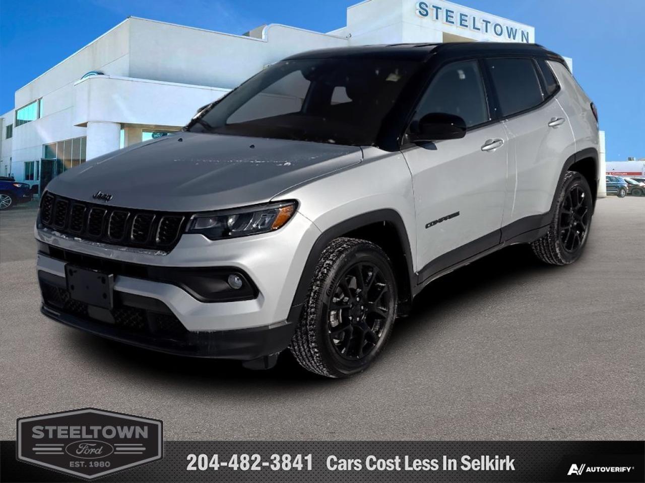 Used 2024 Jeep Compass Altitude  - Leather Seats -  4G Wi-Fi for sale in Selkirk, MB