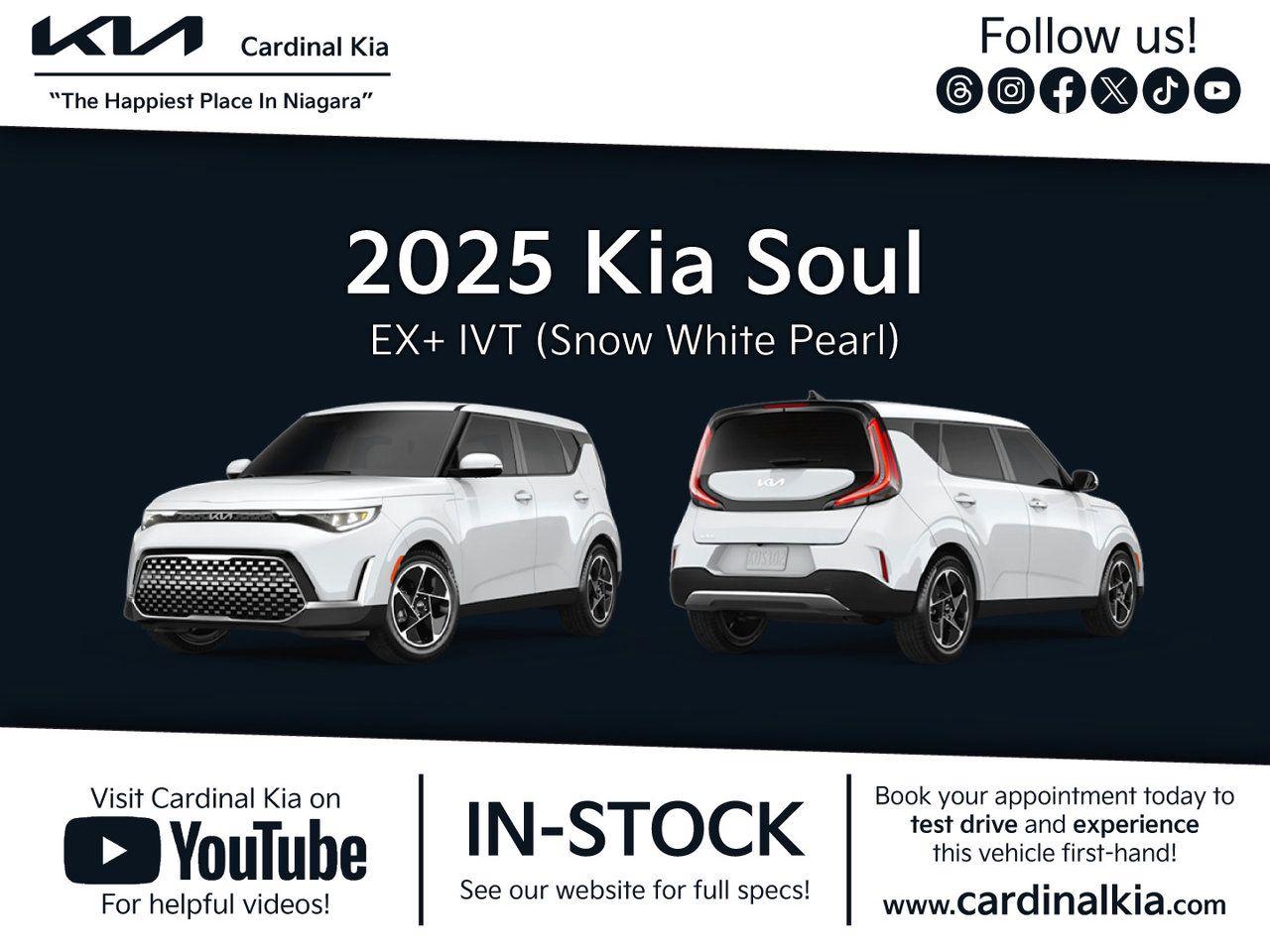 New 2025 Kia Soul EX+ for sale in Niagara Falls, ON