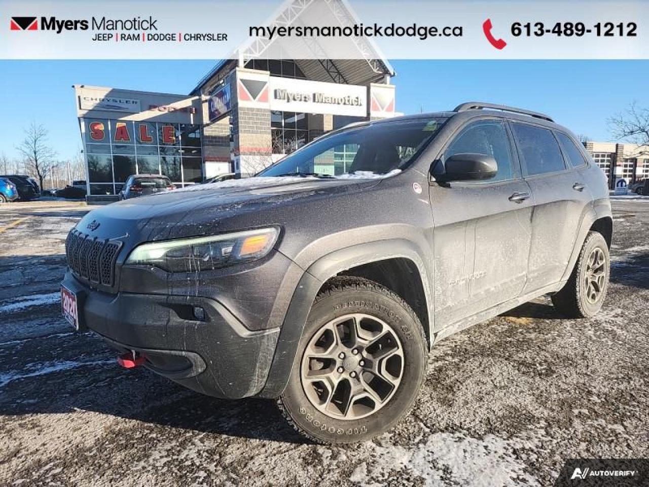 Used 2020 Jeep Cherokee Trailhawk  - Navigation - Low Mileage for sale in Ottawa, ON