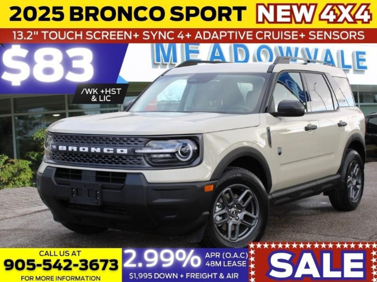 New 2025 Ford Bronco Sport BIG BEND for sale in Mississauga, ON
