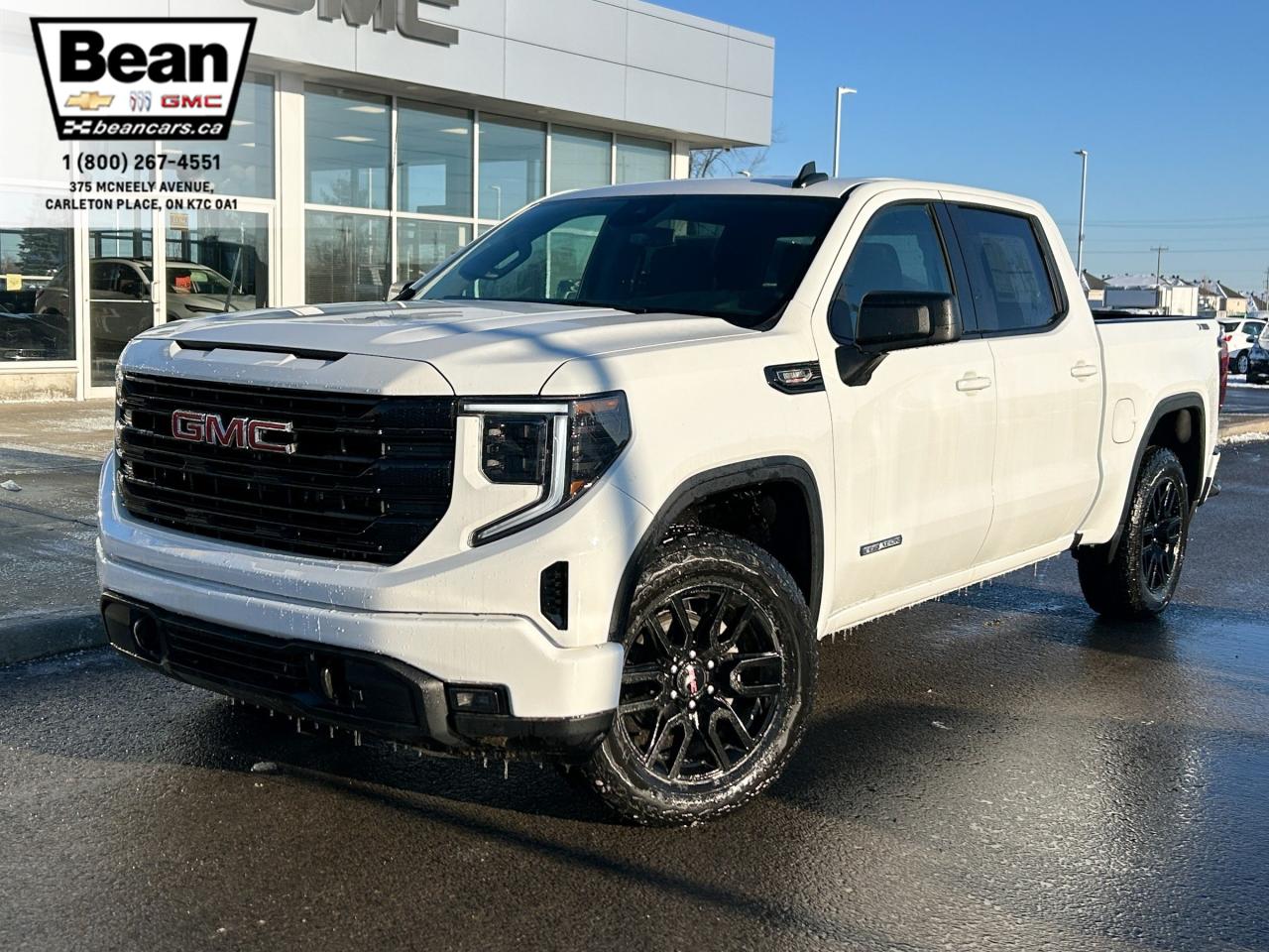 New 2025 GMC Sierra 1500 Elevation 3.0L V6 WITH REMOTE START/ENTRY, HEATED SEATS, HEATED STEERING WHEEL, CRUISE CONTROL, HD REAR VISION CAMERA for sale in Carleton Place, ON