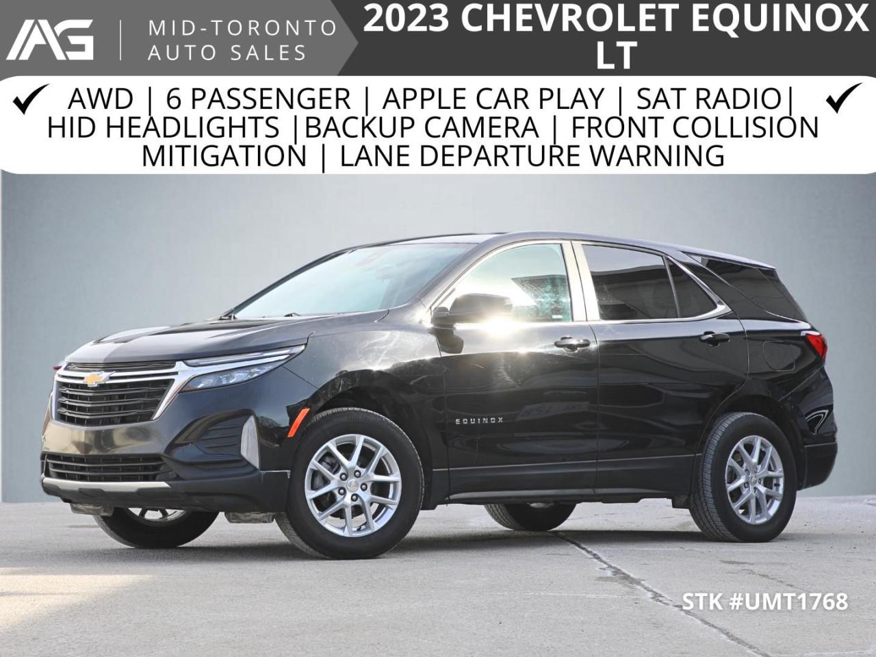 Used 2022 Chevrolet Equinox LT - AWD - Apple Car Play - SAT Radio - HID Headlights - Large Touch Screen - Backup Camera for sale in North York, ON