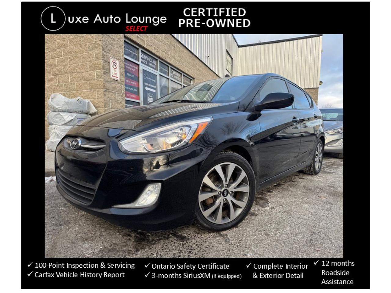 Used 2016 Hyundai Accent SE!! AUTO, SUNROOF, HEATED SEATS! HATCHBACK! for sale in Orleans, ON