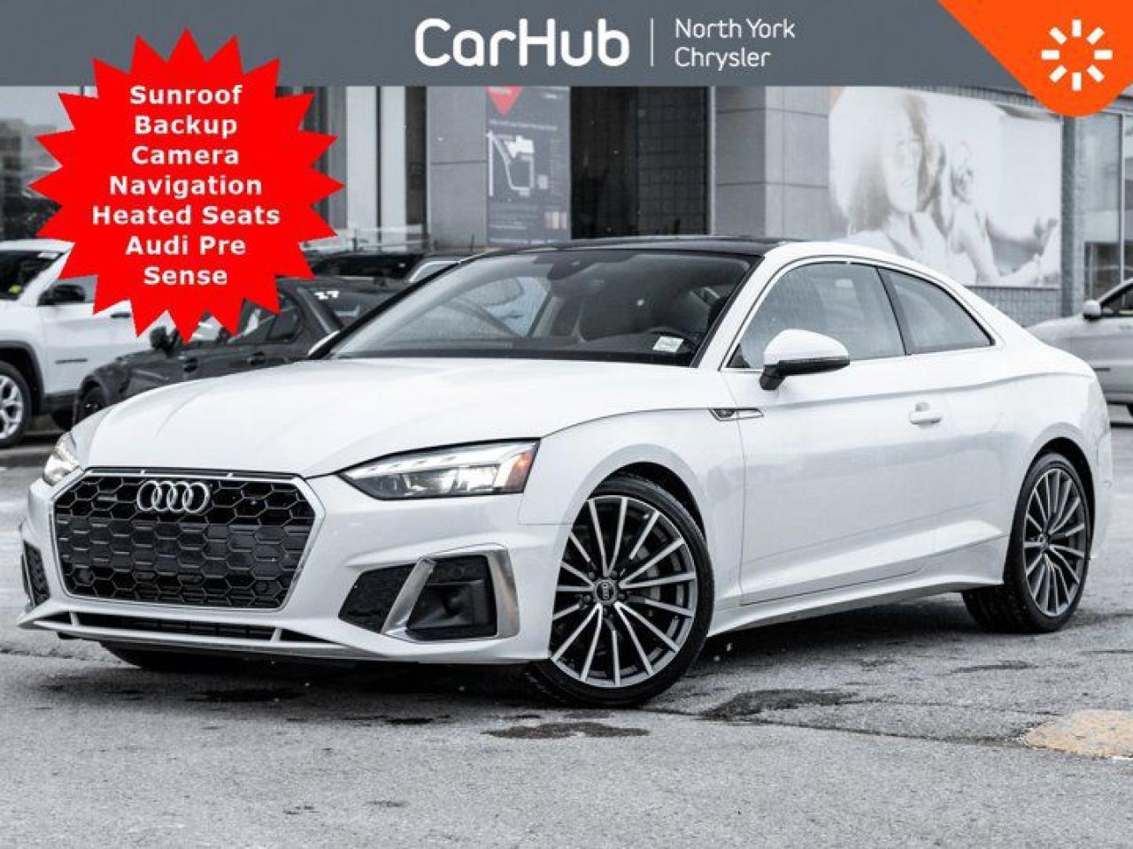 Used 2021 Audi A5 Coupe Progressiv Sunroof Backup Cam Nav Heated Seats for sale in Thornhill, ON