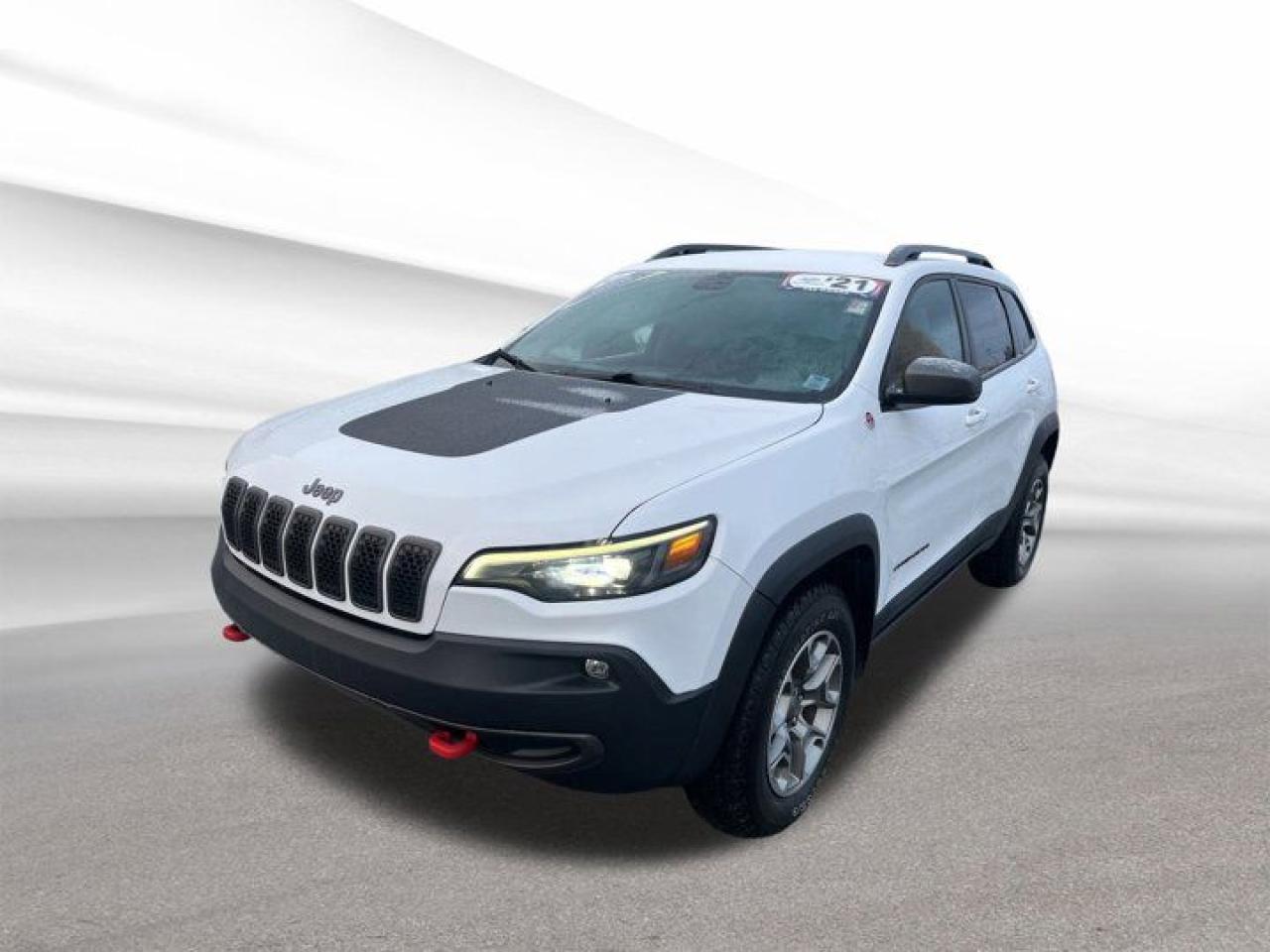 Used 2021 Jeep Cherokee Trailhawk - HEATED LEATHER SEATS + WHEEL, BLIND SPOT, FACTORY HITCH, V6, BACK UP CAM, POWER EQUIP for sale in Halifax, NS