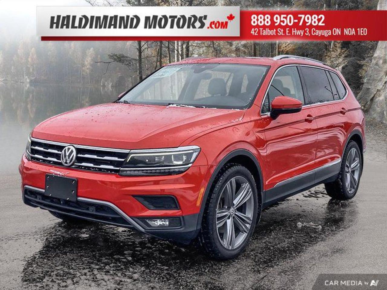 Used 2018 Volkswagen Tiguan Highline for sale in Cayuga, ON