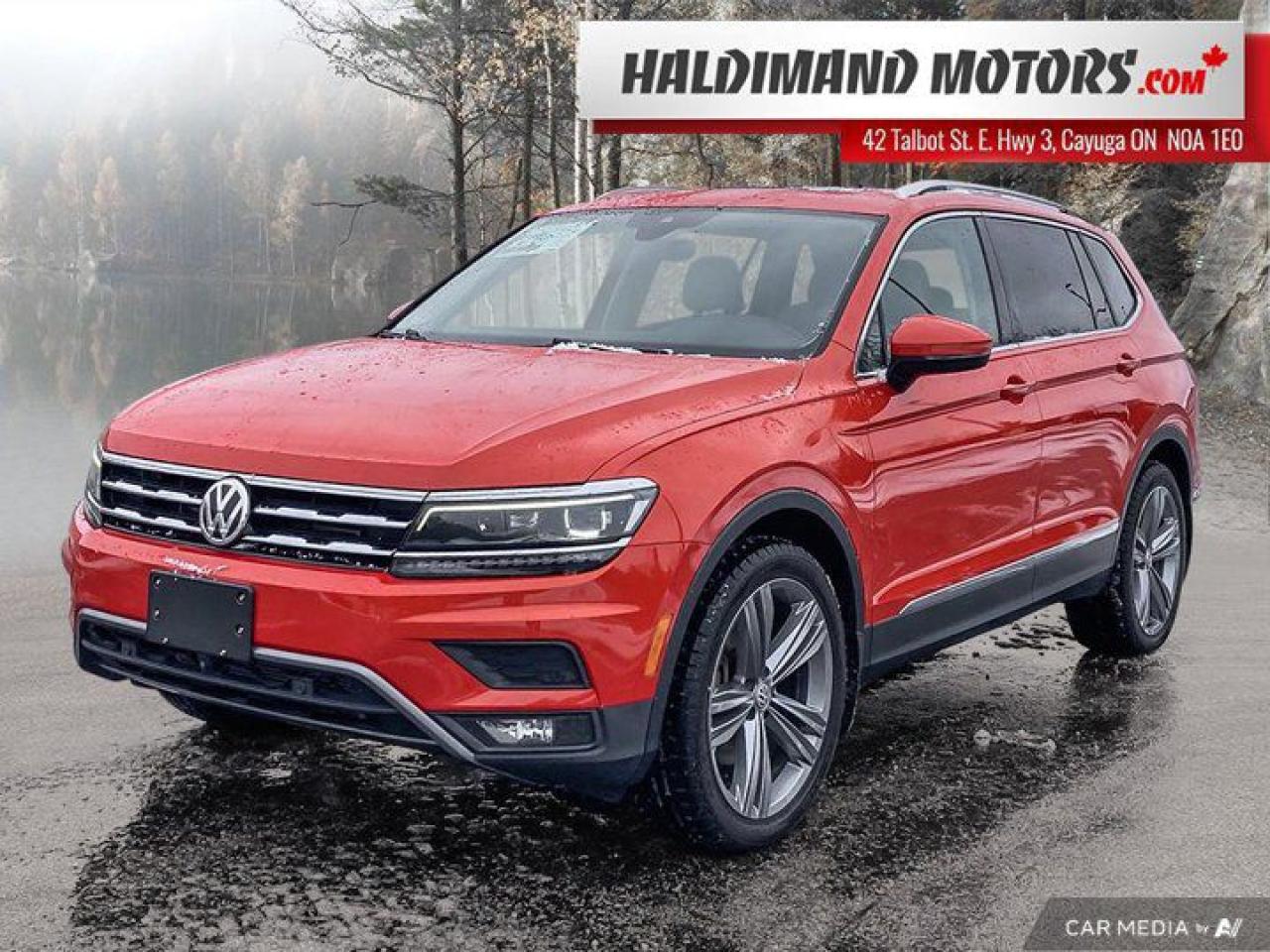 Used 2018 Volkswagen Tiguan Highline for sale in Cayuga, ON