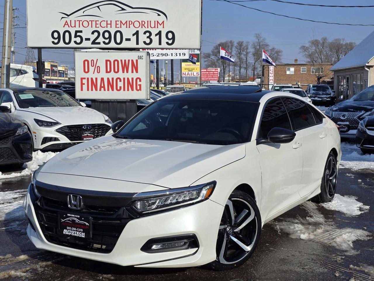 Used 2018 Honda Accord Sport / Sunroof / Leather / Push Start for sale in Mississauga, ON