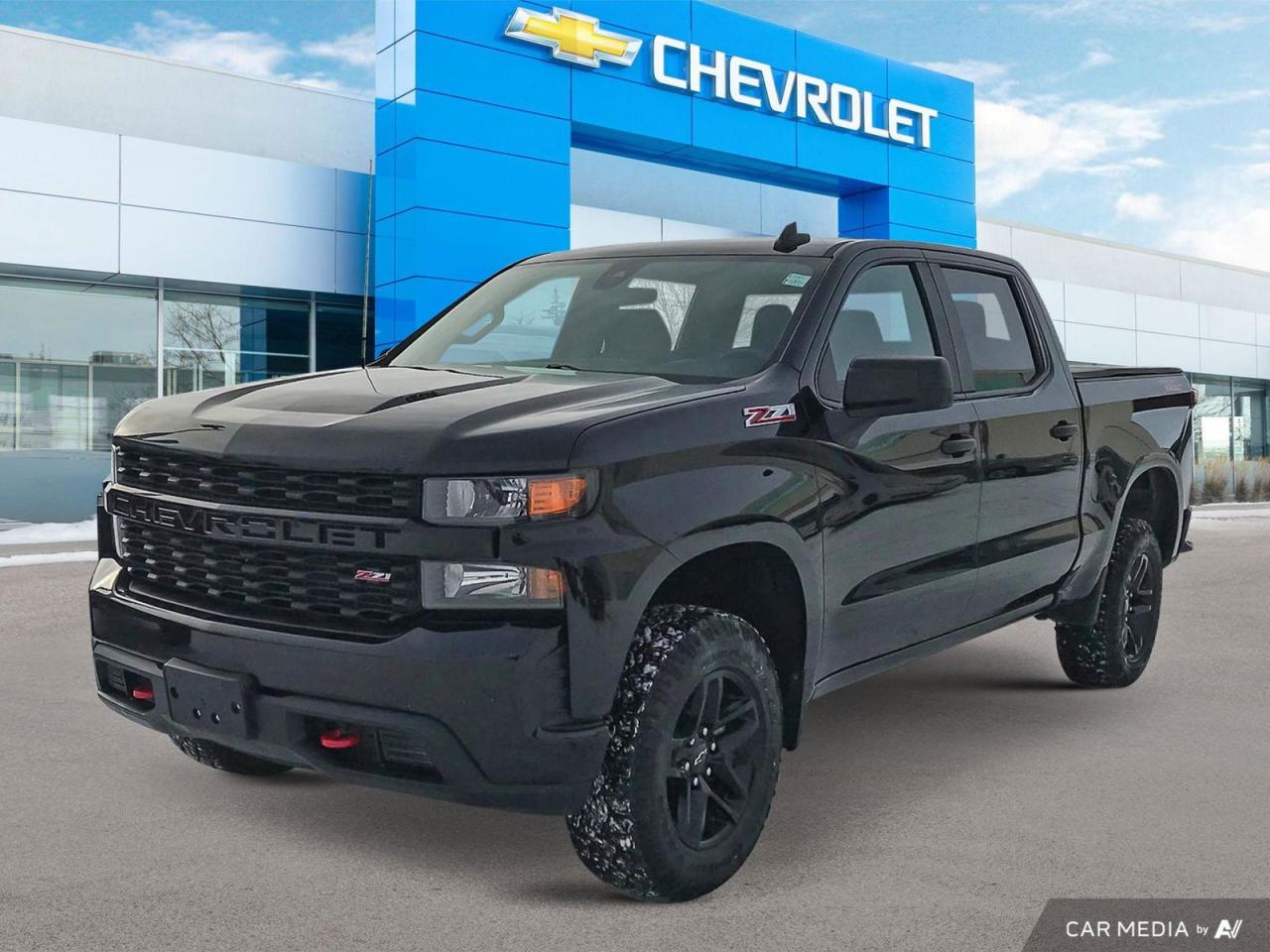 Used 2022 Chevrolet Silverado 1500 Custom Trail Boss Midnight Edition | Clean CARFAX for sale in Winnipeg, MB