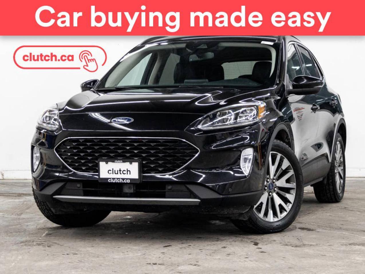 Used 2020 Ford Escape Titanium Hybrid AWD w/ Apple CarPlay & Android Auto, Dual Zone A/C, Rearview Cam for sale in Toronto, ON