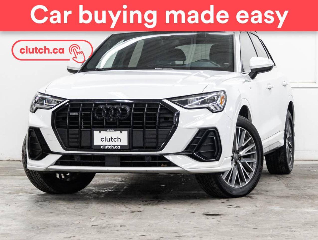 Used 2020 Audi Q3 Technik AWD w/ Apple CarPlay, Dual Zone A/C, Panoramic Sunroof for sale in Toronto, ON