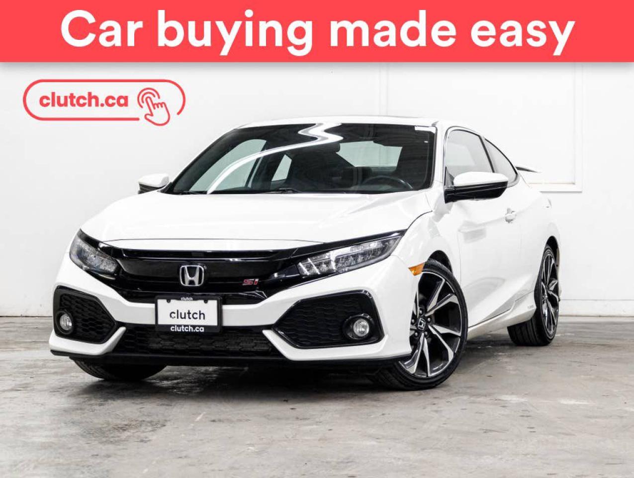 Used 2018 Honda Civic Si w/ Apple CarPlay & Android Auto, Heated Front Seats, Rearview Camera for sale in Toronto, ON